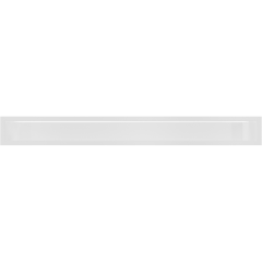 Krbová mriežka LUFT 9×80 cm, biela, bez žalúzie