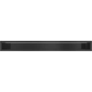 Krbová mriežka LUFT 9×80 cm, čierna, bez žalúzie
