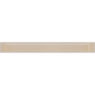 Krbová mriežka LUFT 9×80 cm, krémová, bez žalúzie